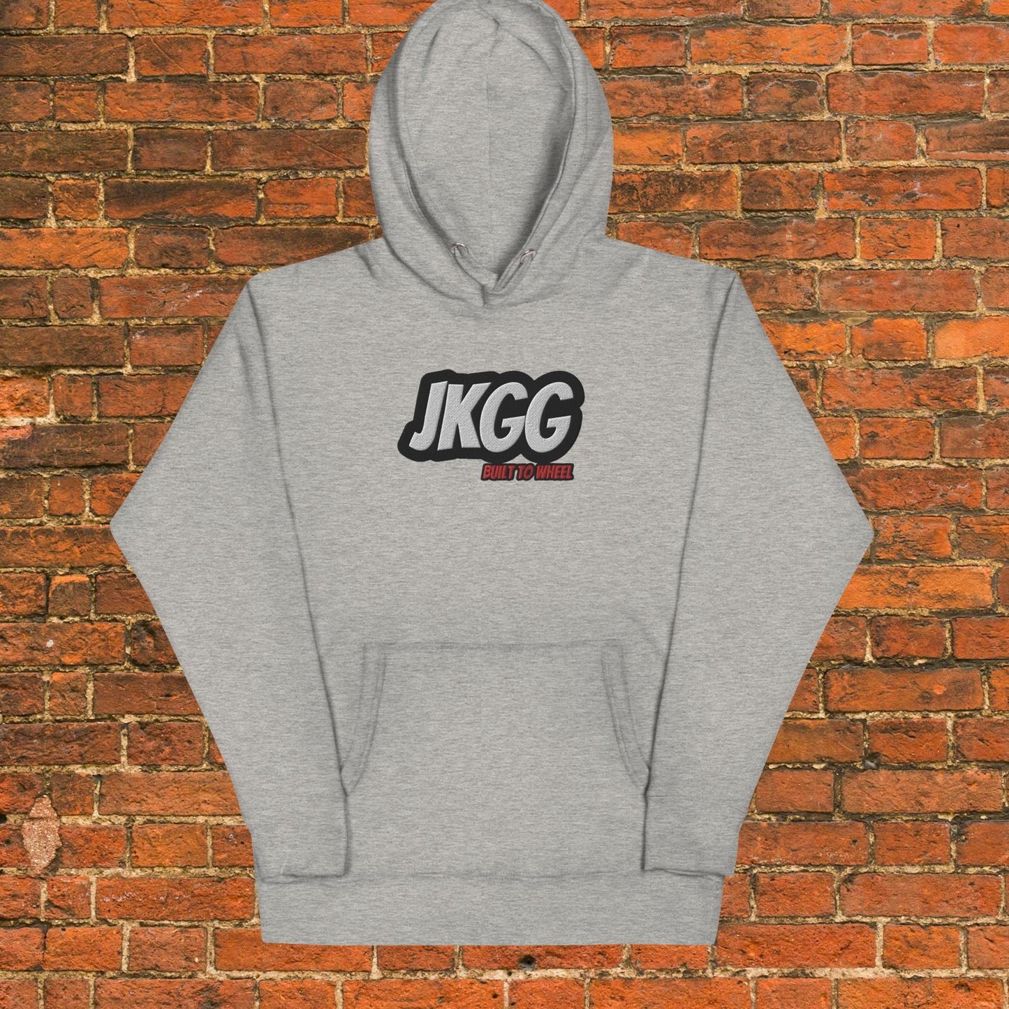 Embroidered JKGG "Built To Wheel" Hoodie