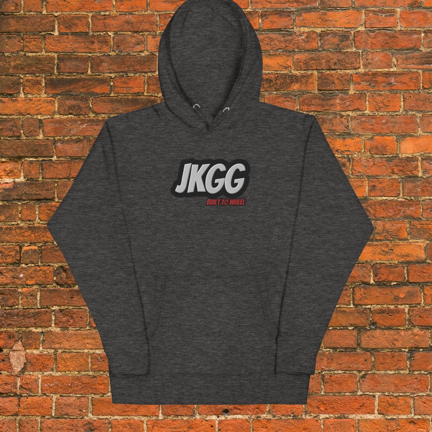 Embroidered JKGG "Built To Wheel" Hoodie