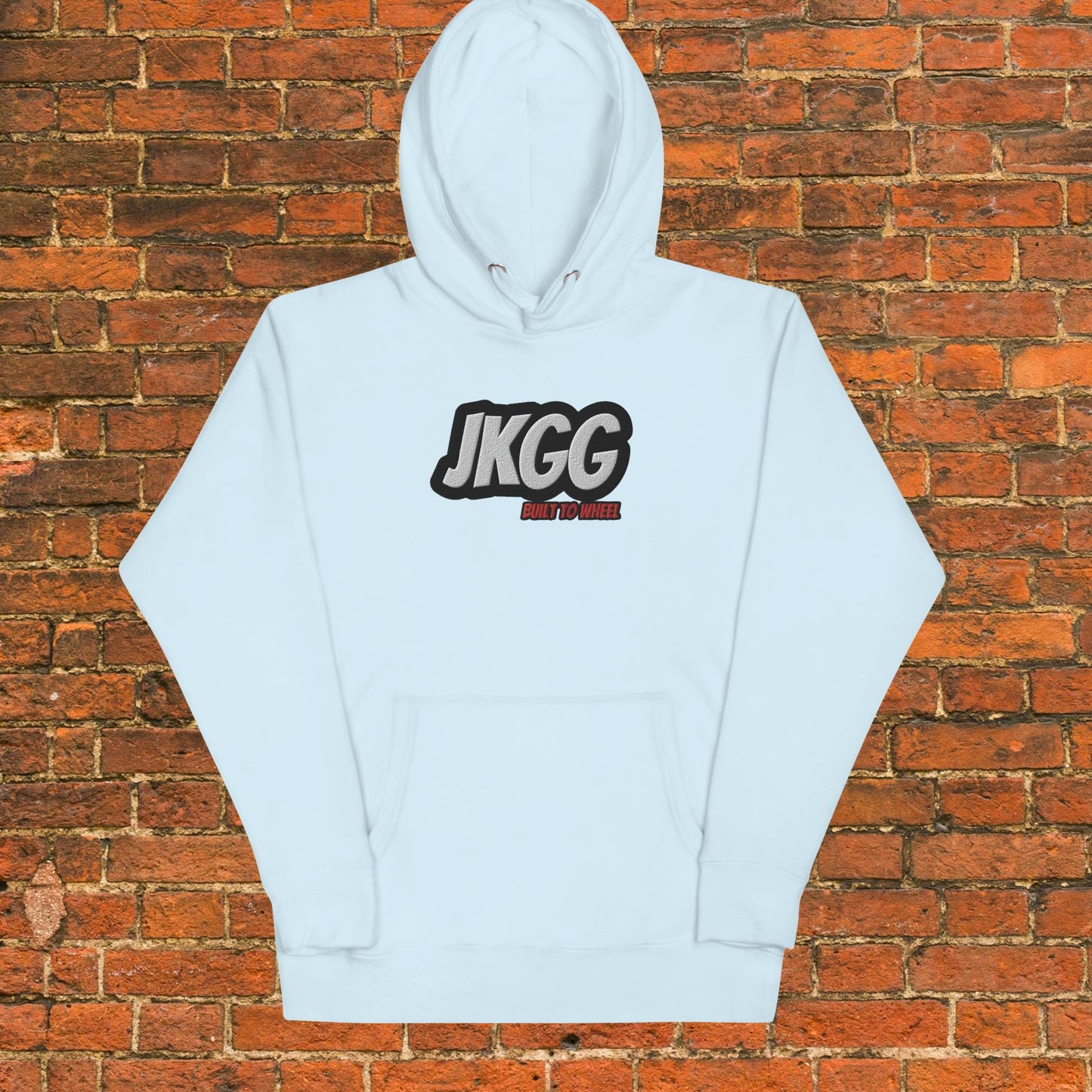 Embroidered JKGG "Built To Wheel" Hoodie